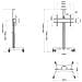 5834 Supporto TV a parete 190,5 cm (75") Nero - Foto miniatura 10