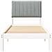 Struttura del letto Bianco 80 x 200 cm Pino massello - Foto miniatura 5