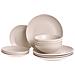 Set Di 18 Stoviglie Vivani Gres Porcellanato Beige Chiaro - Foto miniatura 2