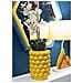 Vaso Lemons Giallo In Resina A Grappolo Di Limoni 21x28 Cm - Foto miniatura 6