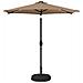 Parasol da Giardino con Luci LED 230 x 230 cm Poliestere - Foto miniatura 1