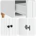 Credenza Bianco 66 x 34,5 x 95 cm Legno ingegnerizzato - Foto miniatura 8