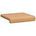 Cuscino per panchina 2 pz Tessuto Sherpa Beige Profondità 35 cm - Foto miniatura 5