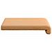 Cuscino per panchina 2 pz Tessuto Sherpa Beige Profondità 35 cm - Foto miniatura 7