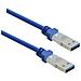 Usb 3.0 Kabel [1x Usb 3.0 Stecker A - 1x Usb 3.0 Stecker A] 1 M Blau Vergoldete Steckkontakte (rf-43 - Foto miniatura 1