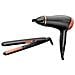 D3012GP Haircare Gift Set Asciugacapelli Potenza 2000 W + Piastra Per Capelli Ceramic Straightener - Foto miniatura 1