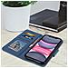 Custodia Apple Iphone 11 A Portafoglio Funzione Supporto - Azzurro - Foto miniatura 5