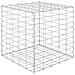 Gabbione Letto Rialzato A Cubo In Filo Di Acciaio 50x50x50 Cm - Foto miniatura 2