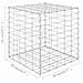Gabbione Letto Rialzato A Cubo In Filo Di Acciaio 50x50x50 Cm - Foto miniatura 5