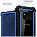 Custodia Compatibile Con Samsung Galaxy S8 Plus In Blu Nero - Coperchio Protettivo 2 In 1 Con Bordo In Silicone Tpu E Retro In Vetro Acrilico - Foto miniatura 3