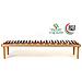 Rete Singola Modello Dynamic Misura 85x190 In Legno Di Faggio Con Doghe Ammortizzate E Basculanti E Regolatori Di Rigidità Zona Lombare - Materassimemory. eu - Foto miniatura 4