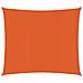 Vela Parasole 160 g / m² Arancione 3x3 m in HDPE - Foto miniatura 1