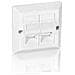 760301 Bianco placca per interruttori e coperchio per presa - Foto miniatura 2