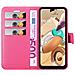 Custodia Compatibile Con Lg K41s In Rosa Vivo - Coperchio Protettiva Con Chiusura Magnetica, Funzione Stand E Tasca Per Le Carte - Foto miniatura 5