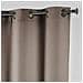 Tenda Con Occhielli Essentiel, 140 X 280 Cm, Colore Tortora - Foto miniatura 2