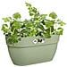 Vaso Da Fiori - Vibia Campana Easy Hanger Medium - Verde Pistacchio - Balcone Esterno - L 24,1 X P 36 X H 26,5 Cm - Foto miniatura 1