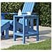 Tavolo Da Giardino Adirondack Blu Acqua 38x38x46 Cm Hdpe - Foto miniatura 2