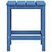 Tavolo Da Giardino Adirondack Blu Acqua 38x38x46 Cm Hdpe - Foto miniatura 5