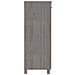 Scarpiera In Grigio Chiaro 85x40x108 Cm Legno Massello Di Pino - Foto miniatura 8