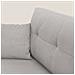 Megan Divano Letto Matrimoniale In Microfibra Smacchiabile T11 Grigio Chiaro - Foto miniatura 5