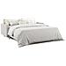 Megan Divano Letto Matrimoniale In Microfibra Smacchiabile T11 Grigio Chiaro - Foto miniatura 9