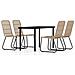 Set Mobili Da Pranzo Per Giardino 5 Pz Rovere - Foto miniatura 1