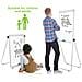 Lavagna Magnetica Bifacciale Flipchart Portatile 70x100 Cm Con Supporto - Foto miniatura 2