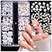Ciondoli Per Nail Art Con Fiori 3d Bianco - Foto miniatura 3