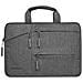 Borsa Per Macbook 13 Pollici, Nylon Impermeabile Multi-scomparto, Grigia - Foto miniatura 3