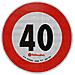 Contrassegno Limite Velocit - 40 Km /h - Foto miniatura 1