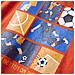 Maglietta Bambino Maniche Lunghe Stampa Partita Calcio Arancione 104 - Foto miniatura 4