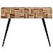 Tavolino Consolle 110x34x80 Cm Teak Massello Di Recupero - Foto miniatura 2