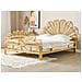 Letto Matrimoniale Rattan Legno Chiaro 180 X 200 Cm Florentine - Foto miniatura 1