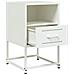 Comodini 2 Pz Bianchi 36x39x60,5 Cm In Acciaio - Foto miniatura 8