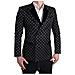 Blazer Doppiopetto Nero Slim Fit - It44 - S - Foto miniatura 1