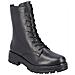 Black Casual Closed Ladies Mid Height Boots Stivaletti Pelle Scarpe Donna Nero Eu 39, D2278-01 - Foto miniatura 1