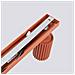 Lampada Da Soffitto Karbon 3l Rosso Ocra Sl. 1638 - Minimalista Lampada Da Soffitto Ocra Rossa 16.5x45x6.5 Cm - Foto miniatura 4