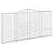 Cesti Gabbioni ad Arco 15 pz 400x30x180/200 cm Ferro Zincato - Foto miniatura 6