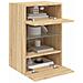 Mobili TV a Parete con Luci LED 2pz Rovere Sonoma 40x30x60,5 cm - Foto miniatura 9