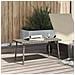 Tavolino Da Giardino Rettangolare Grigio 80x40x37 Cm Polyrattan - Foto miniatura 3