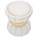 Pouf Mf351 - Beige - Legno - 40x40x44 Cm - Foto miniatura 2