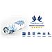 Telo Arredo Copritutto Cotone Arredatutto Copriletto Multiuso Corallo Marino Ob 2 Piazze Blu - Foto miniatura 5