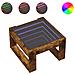 Tavolino da Salotto con LED Infinity Rovere Fumo 50x53x30 cm - Foto miniatura 1