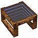 Tavolino da Salotto con LED Infinity Rovere Fumo 50x53x30 cm - Foto miniatura 3