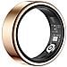 Anello Intelligente Impermeabile Ip68+5atm - Monitoraggio Salute E Notifiche Gold 10 - Foto miniatura 2