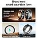 Anello Intelligente Impermeabile Ip68+5atm - Monitoraggio Salute E Notifiche Gold 10 - Foto miniatura 6