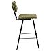 Set Di 2 Sgabelli Da Bar In Similpelle Verde Fernand - Foto miniatura 5
