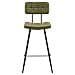 Set Di 2 Sgabelli Da Bar In Similpelle Verde Fernand - Foto miniatura 6