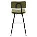 Set Di 2 Sgabelli Da Bar In Similpelle Verde Fernand - Foto miniatura 7