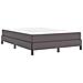 Letto con materasso Grigio 140 x 200 cm Pelle sintetica - Foto miniatura 1